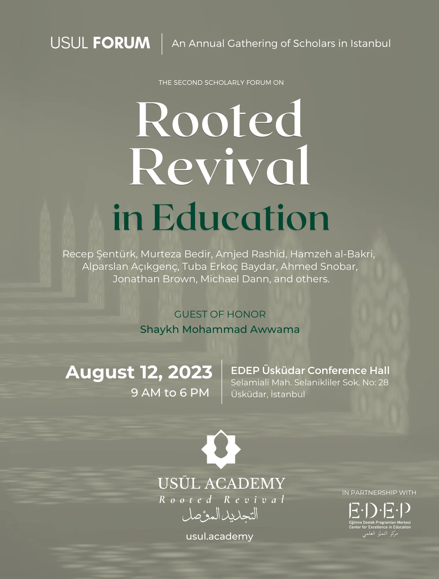 The Second Usul Forum on Rooted Revival in Education